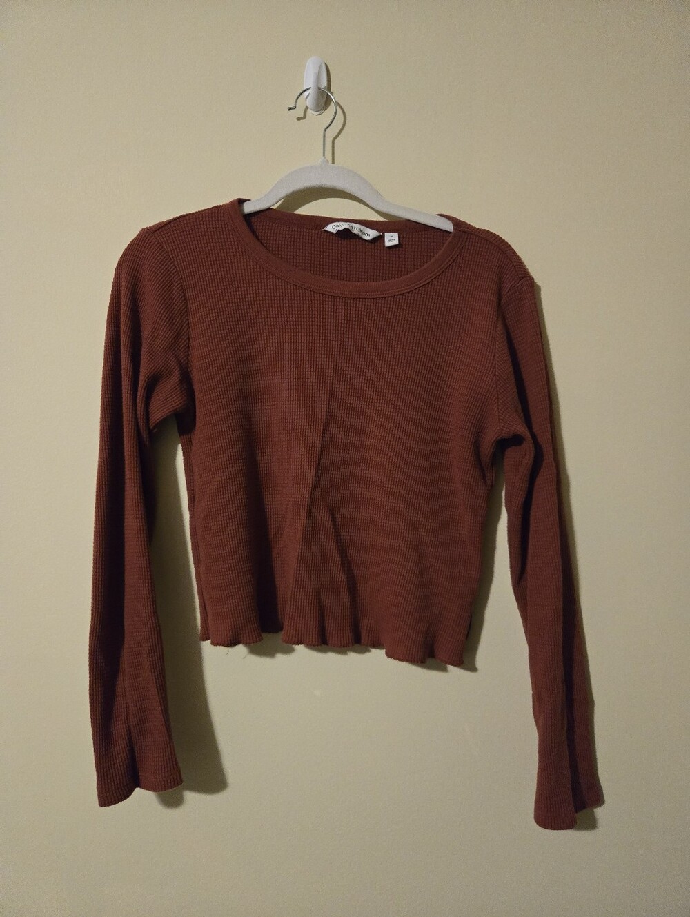 Calvin Klein Cropped Henley